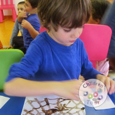Atelier de pictat cu ciocolata #childrentour