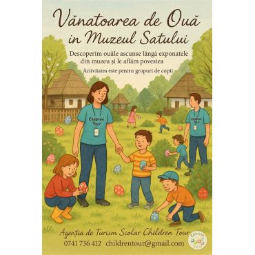 Vanatoare de Oua in Muzeul Satului #childrentour