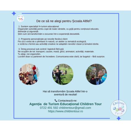 Excursii si activitati pentru Scoala Altfel 2026 #childrentour