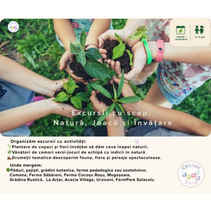 Excursii scolare pentru Saptamana Verde 2026 #childrentour