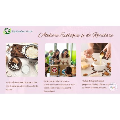 Ateliere Saptamana Verde Timp pentru Tine 2026 #childrentour