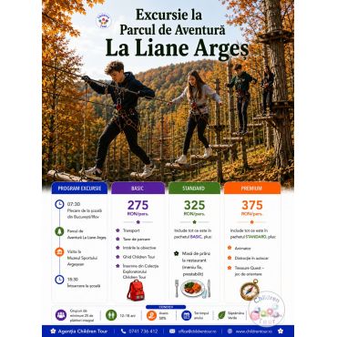 Excursie la Parcul de Aventura La Liane #childrentour