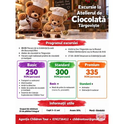 Excursie Magia Ciocolatei la Targoviste #childrentour