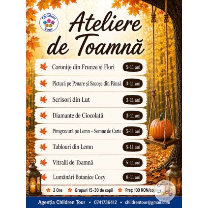 Atelier - Coronite de Toamna #childrentour