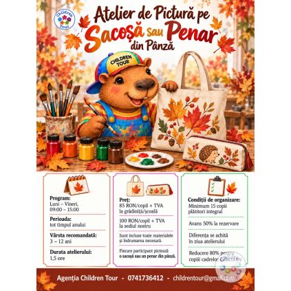 Atelier - Pictură pe Tote Bag #childrentour