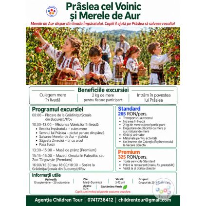 Excursii si activitati pentru Scoala Altfel 2026 #childrentour