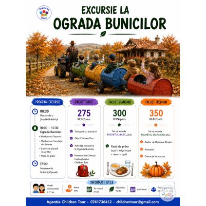 Excursii si activitati pentru Scoala Altfel 2026 #childrentour