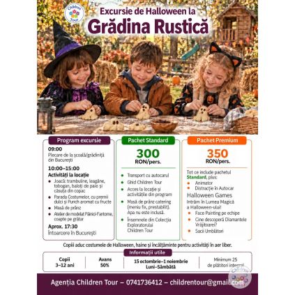 Excursie de Halloween la Gradina Rustica #childrentour