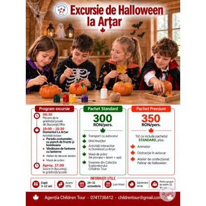 Excursie de Halloween la Artar, cu activitati incluse #childrentour