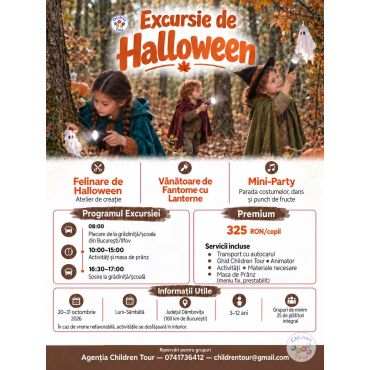 Excursie de Halloween cu actvitati, in judetul Dambovita #childrentour