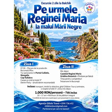 Excursie 2 zile la Balchick-Cap Kaliakra #childrentour