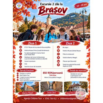 Excursie 2 zile la Brasov #childrentour