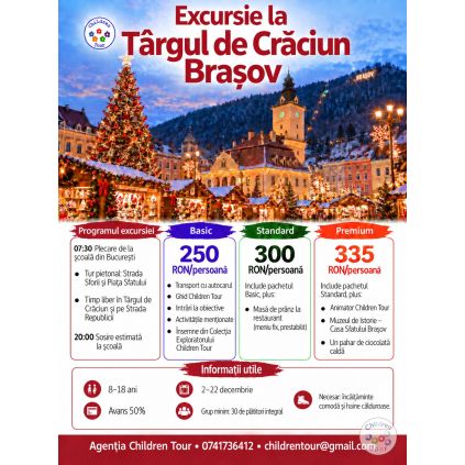 Excursie la Targul de Craciun din Brasov #childrentour